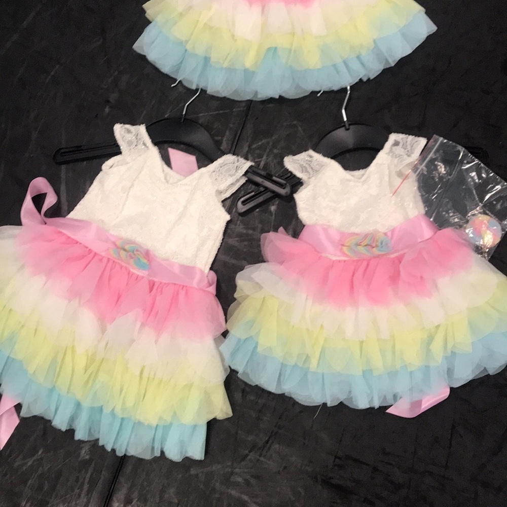 Revolution Rainbow Tiered dance costumes